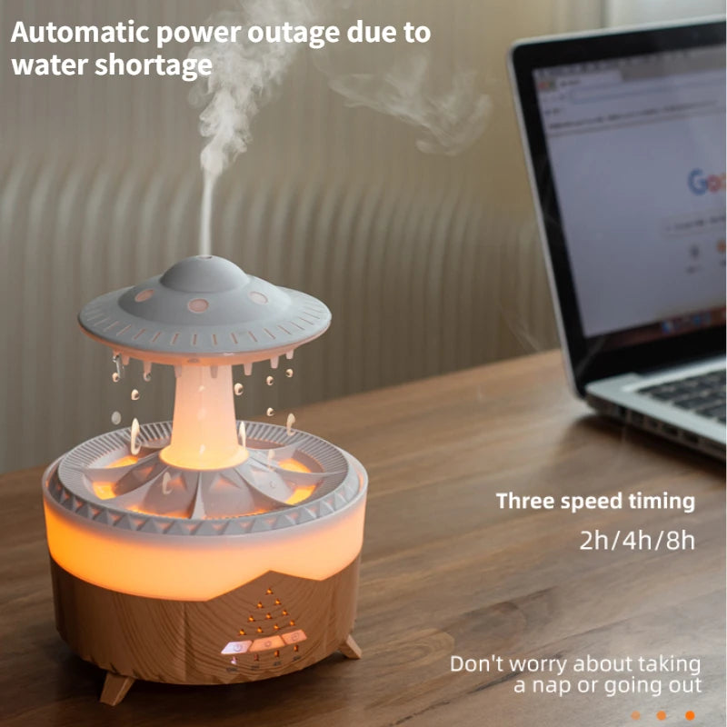 Modern Droplet Mist Maker USB Humidifier with Aroma Diffuser for Home