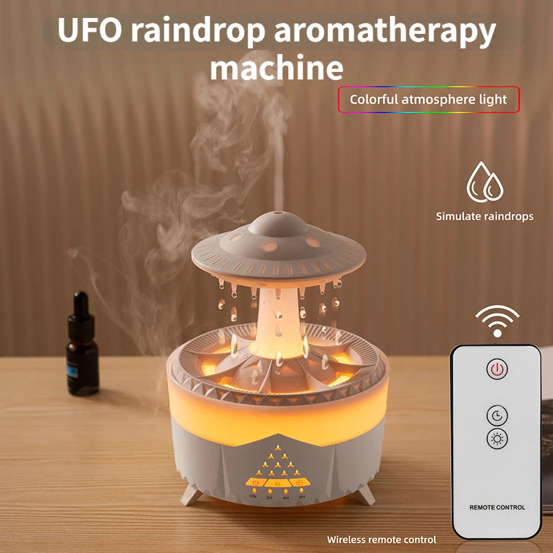 Modern Droplet Mist Maker USB Humidifier with Aroma Diffuser for Home