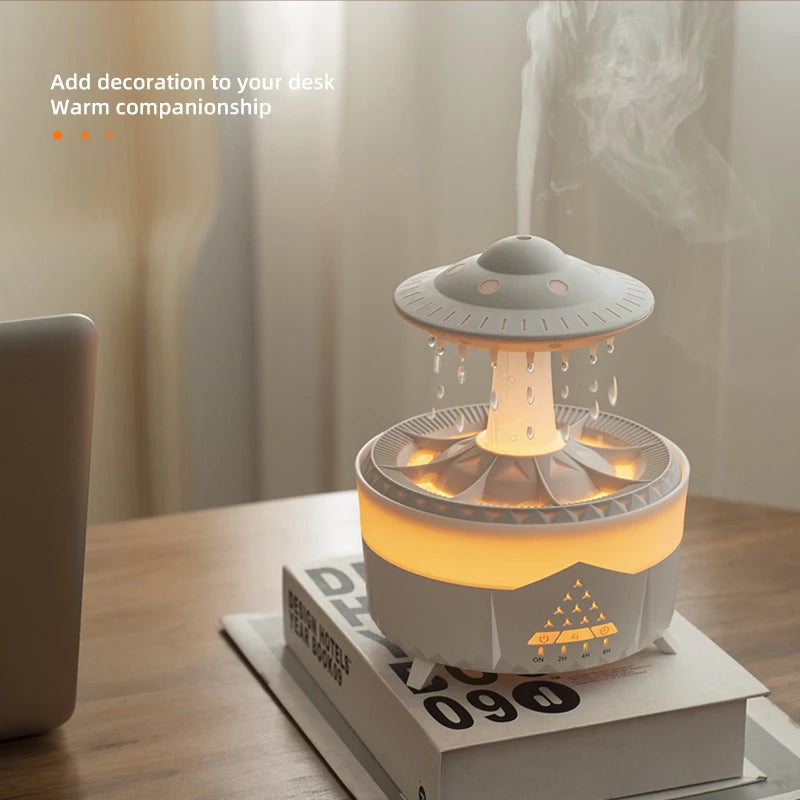 Modern Droplet Mist Maker USB Humidifier with Aroma Diffuser for Home
