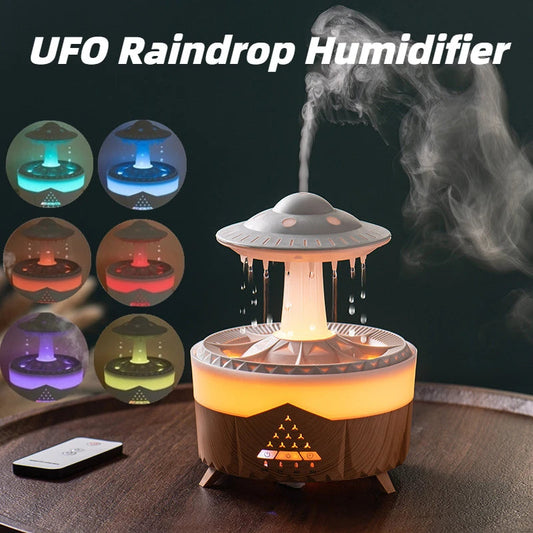 Modern Droplet Mist Maker USB Humidifier with Aroma Diffuser for Home