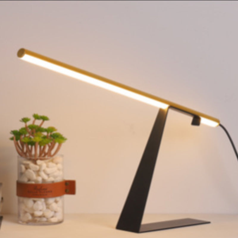Minimalist Contemporary Tall Geometric Desk Light Study Lamp